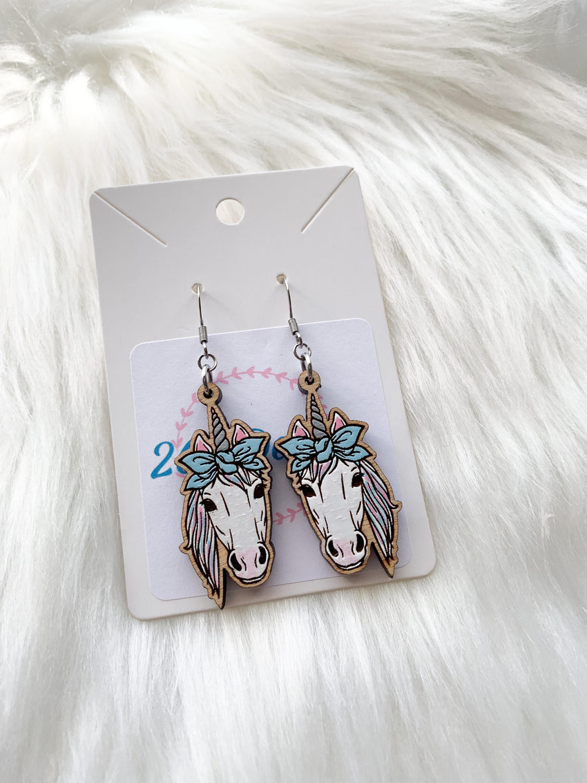 Unicorn Bandana Dangles