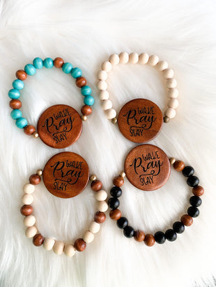 Wake Pray Slay Bracelet