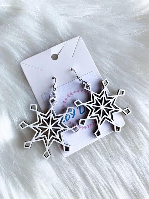 Large Snowflake Dangles