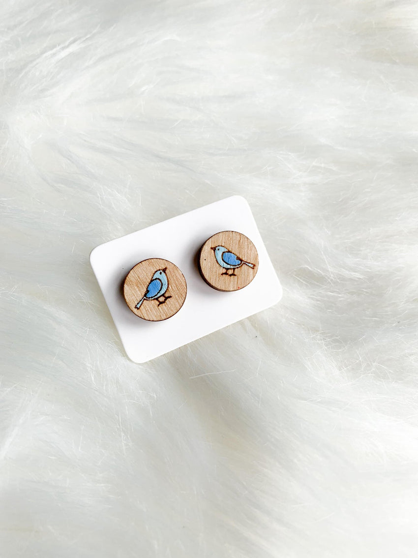 Bird Studs (Round)