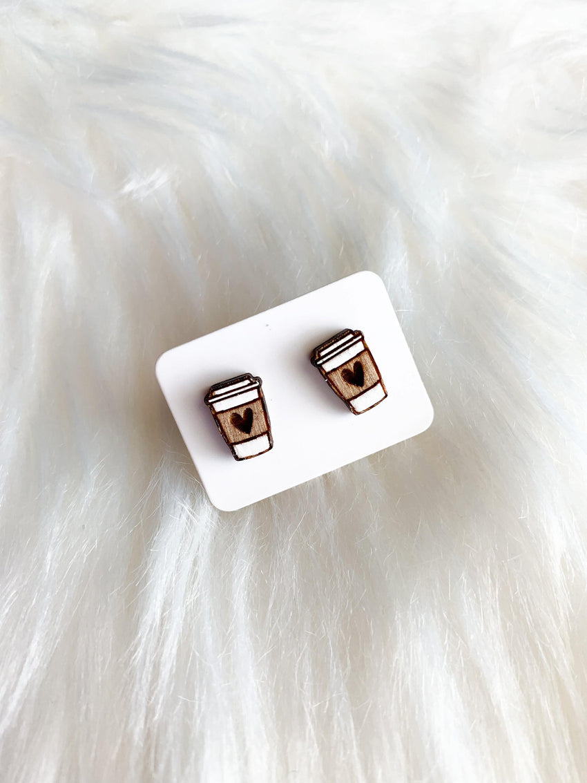 Coffee Cup Studs