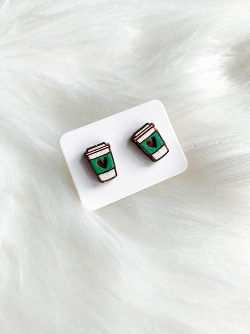 Coffee Cup Studs