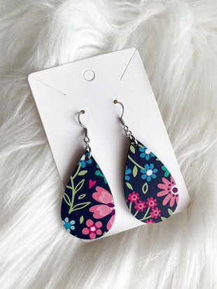 Floral Teardrops