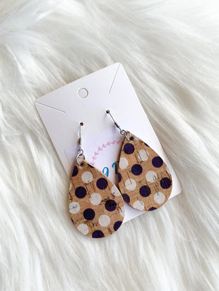 Polka Dot Teardrops (Cork)